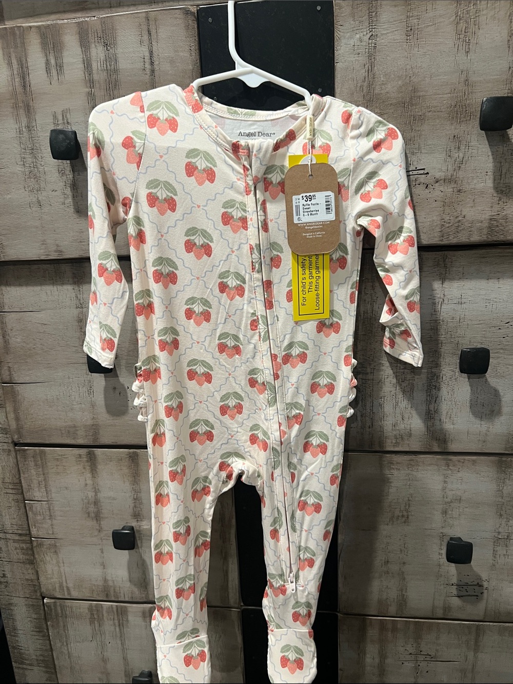 NWT- Angel Dear, Girls, 6-9m Footed One-Piece